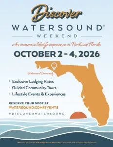 Discover Watersound Weekend: October 2-4, 2026
