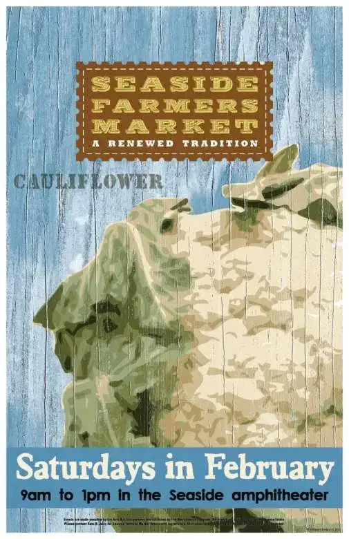 Seaside Farmers Market Posters