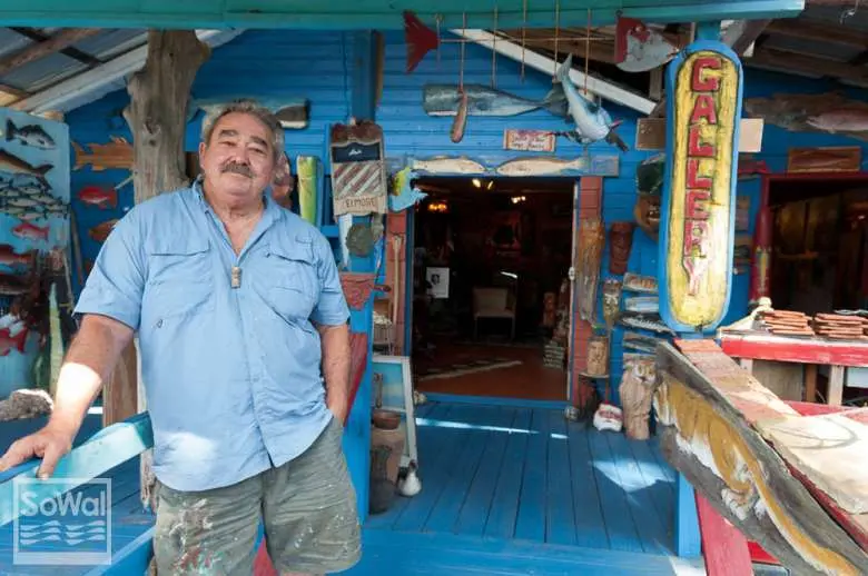 Joe Elmore at Elmore's Landing in 2014