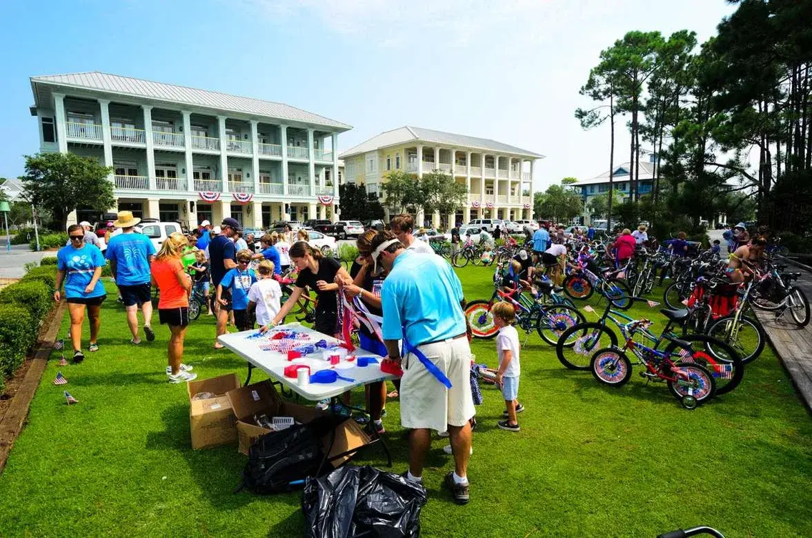 July 4th Bike Parade at WaterColor 2012 Photos